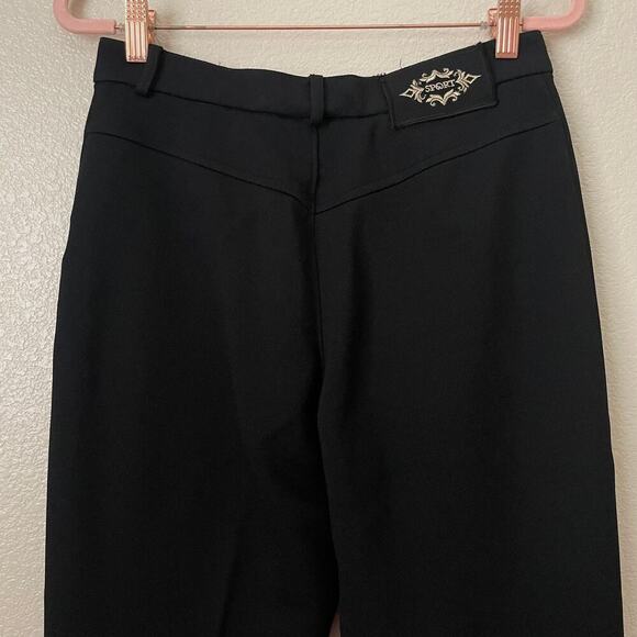 St.‎ John Sport by Marie Gray Pants Womens Size 6 Black High Rise Straight Twill - Picture 8 of 13